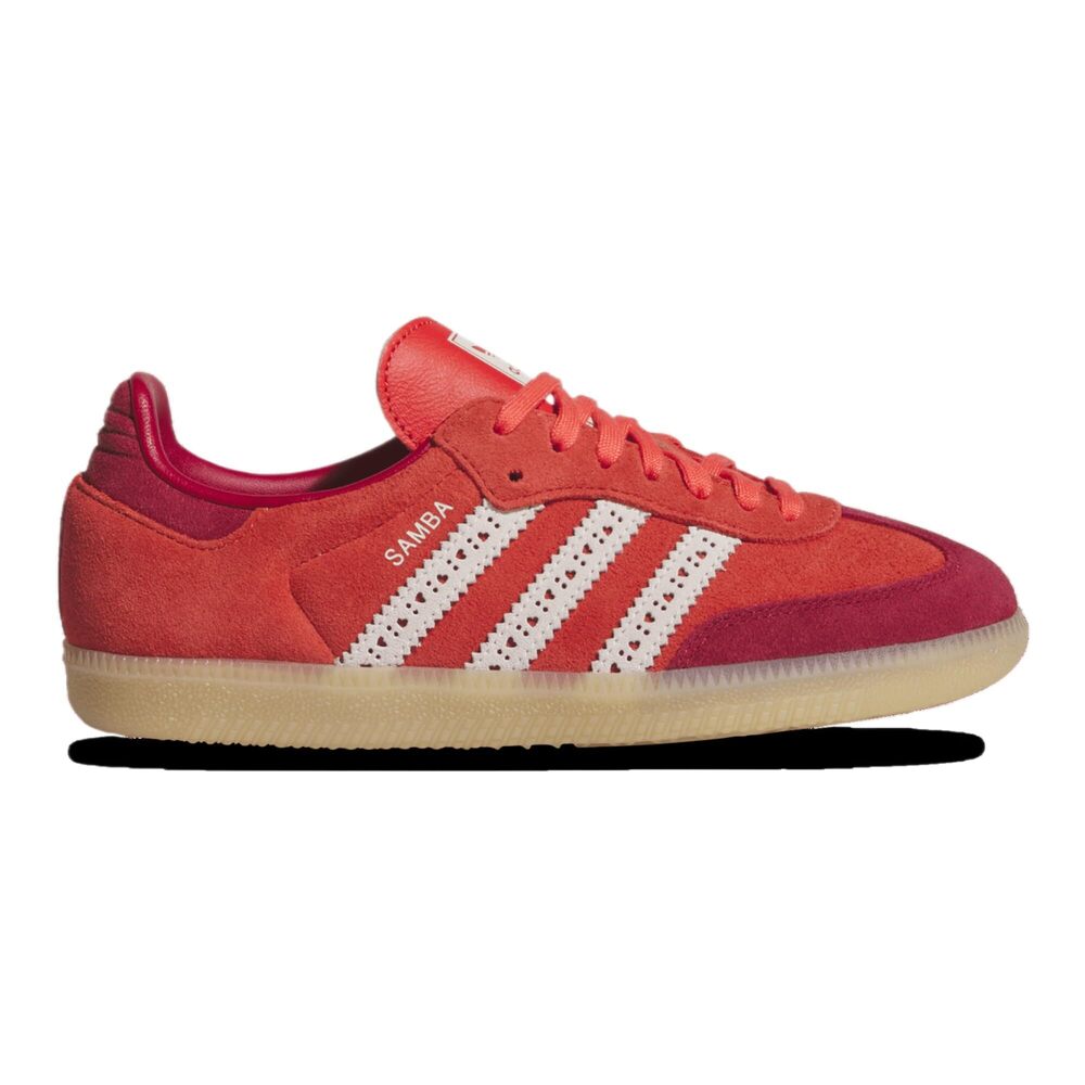 adidas Kids' Samba Suede Sneaker in Red